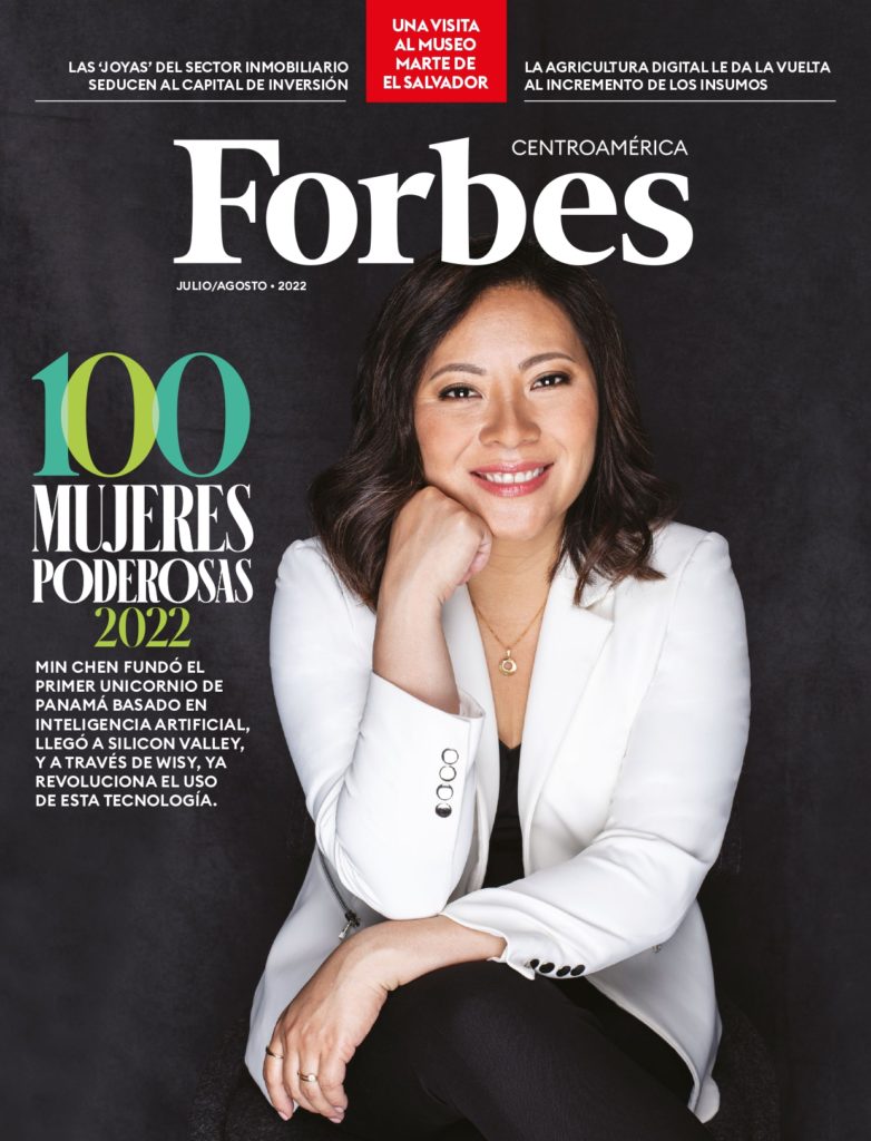Min Chen, Wisy's CEO, cover of Forbes